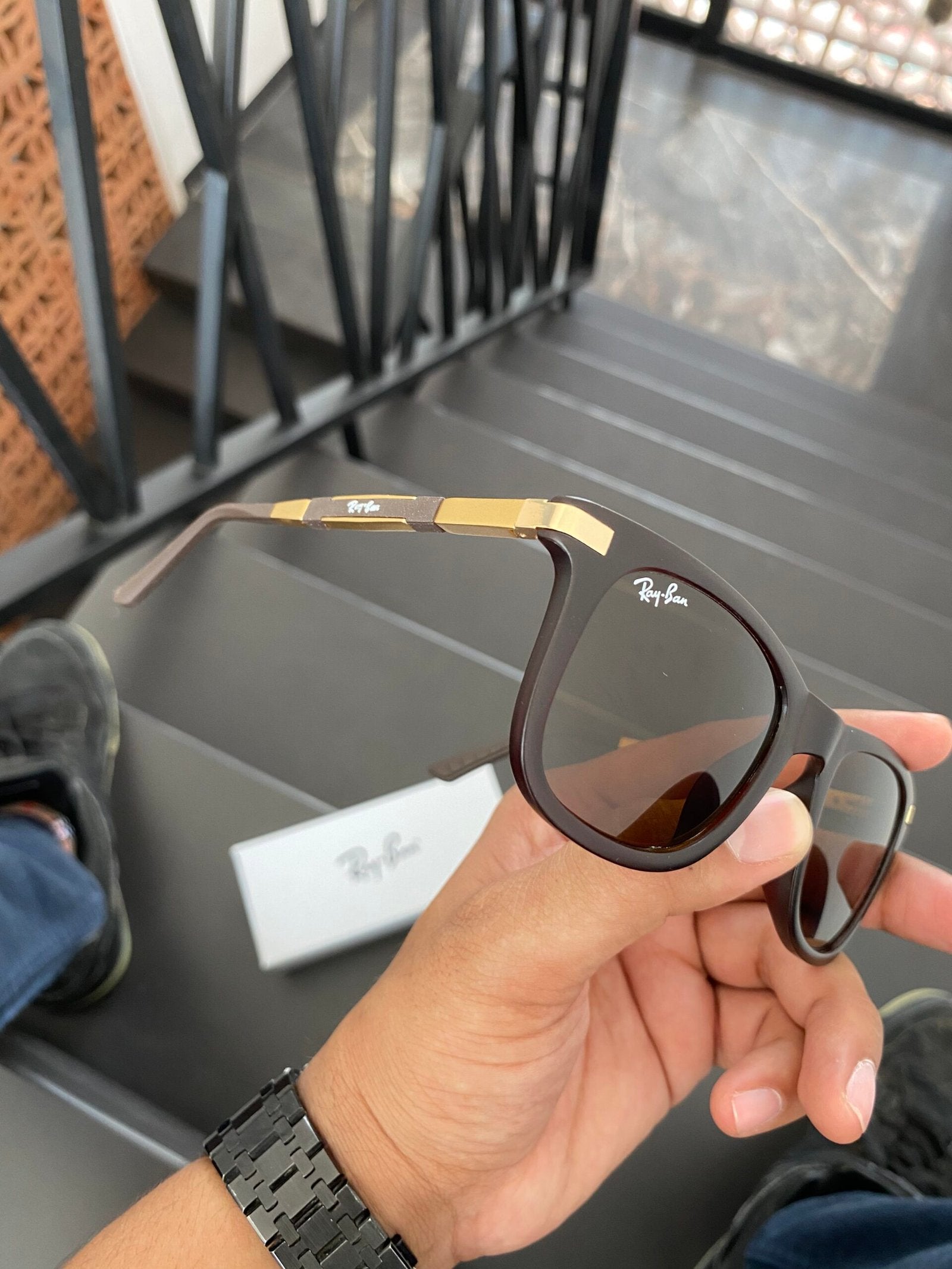 Rayban 4726 Gold Brown (Pure Glass)