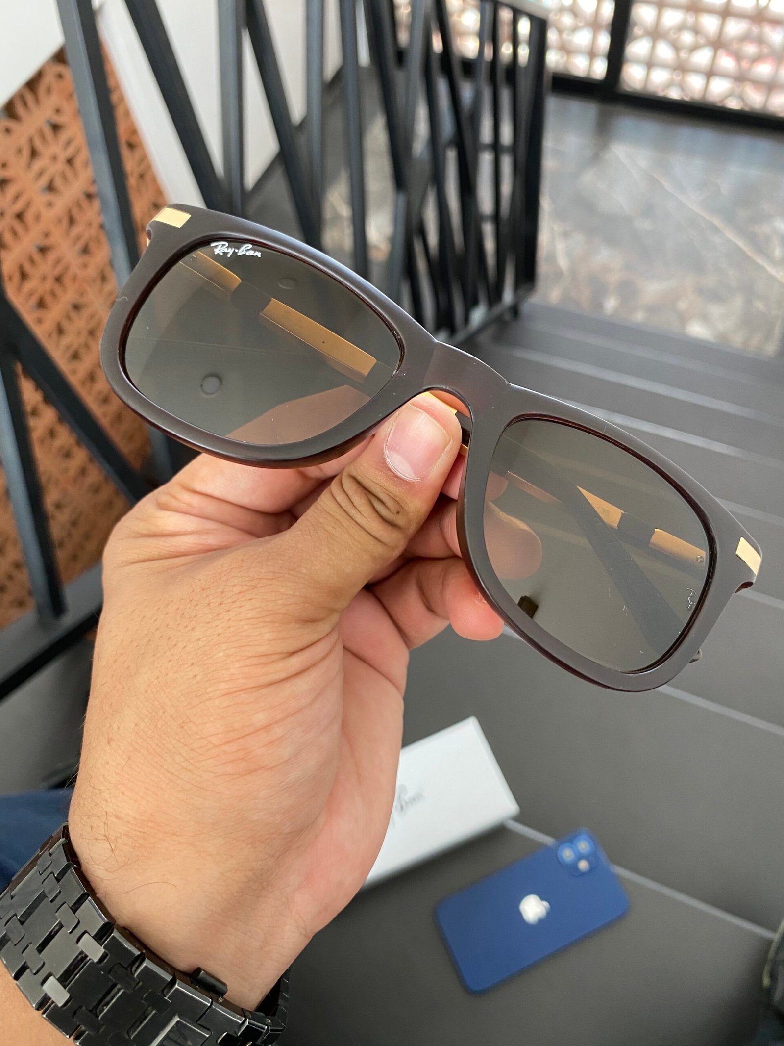 Rayban 4726 Gold Brown (Pure Glass)