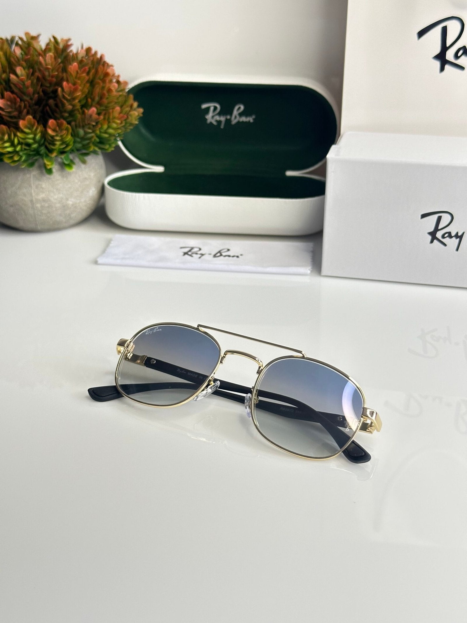 Rayban 3670 Gold Blue (GLASS)