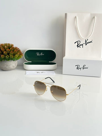 RB Aviator Gold Brown DC