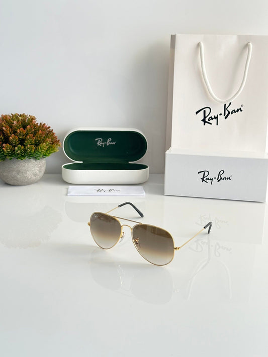 RB Aviator Gold Brown DC