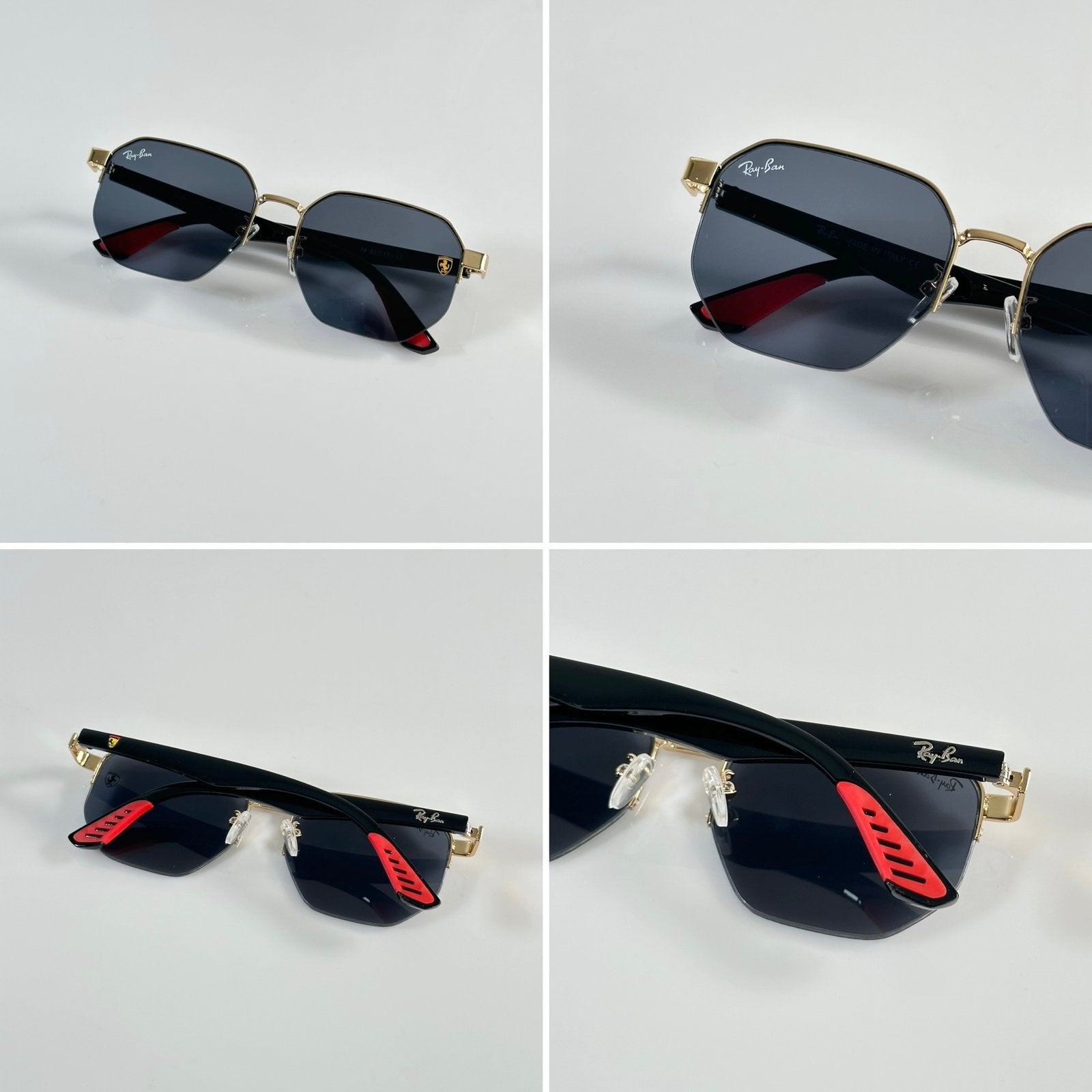 Rayban 07 Gold Black