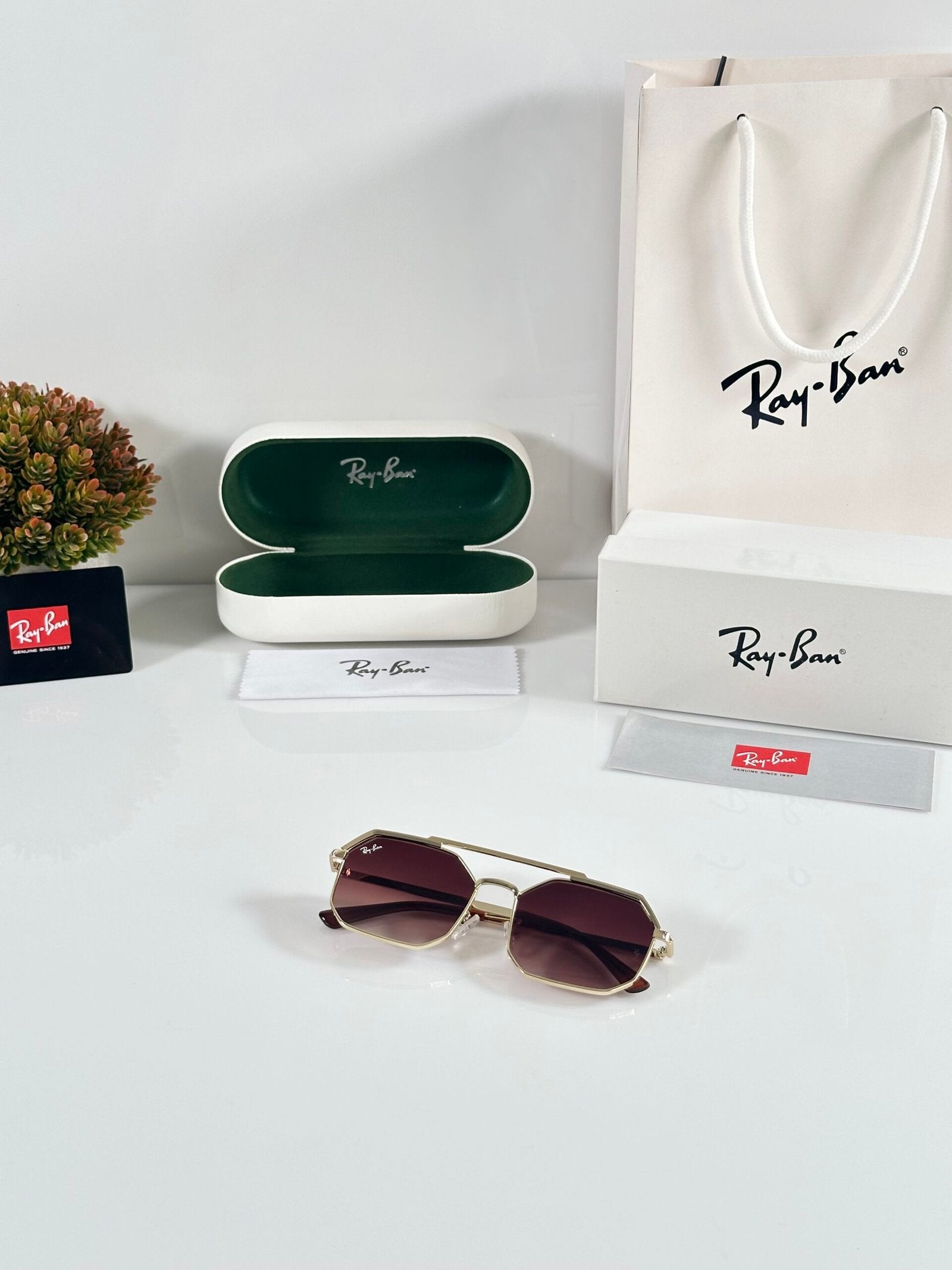 Rayban Reverse 5404 Gold Brown DC