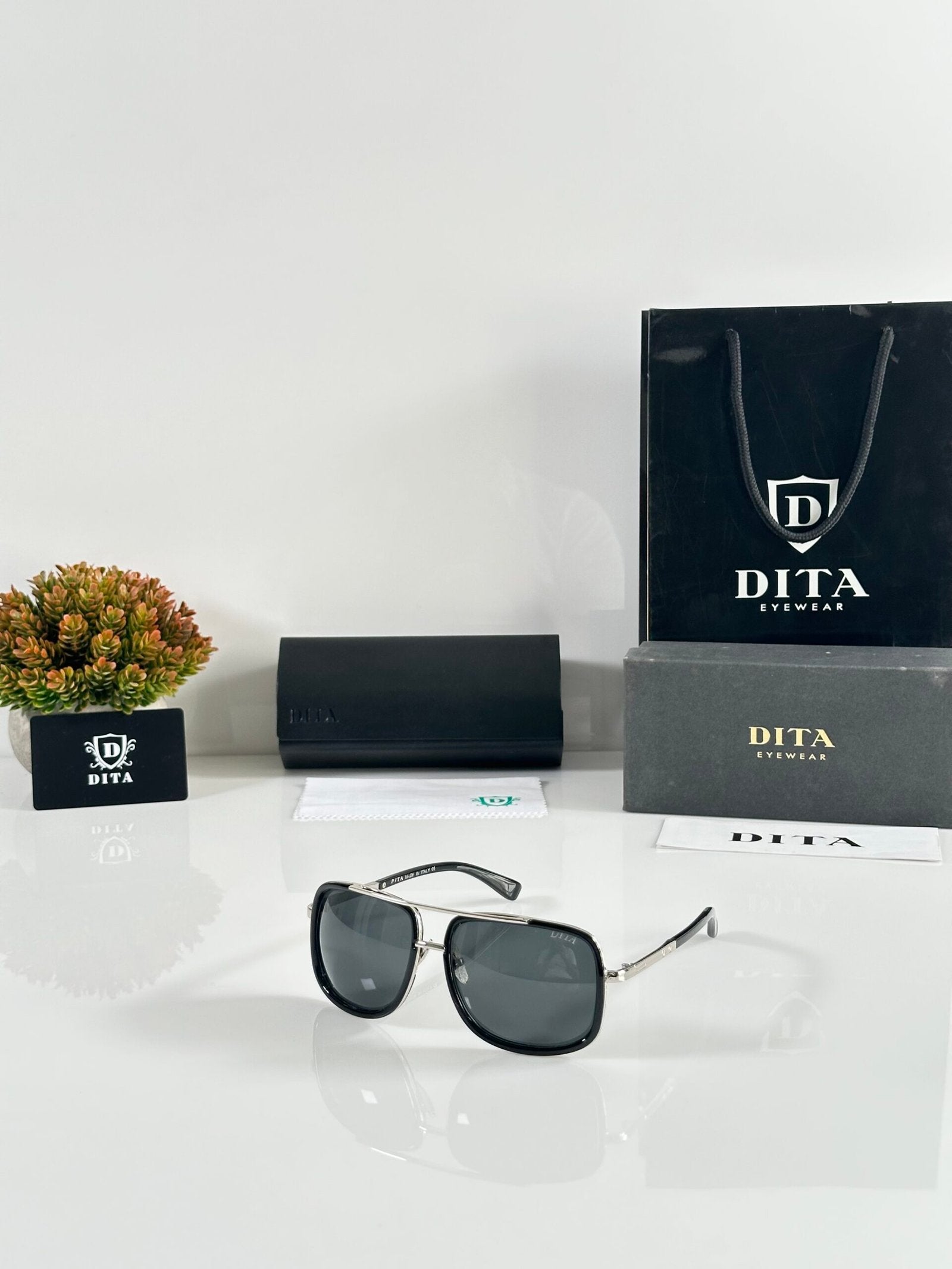Dita 8377 Silver Black