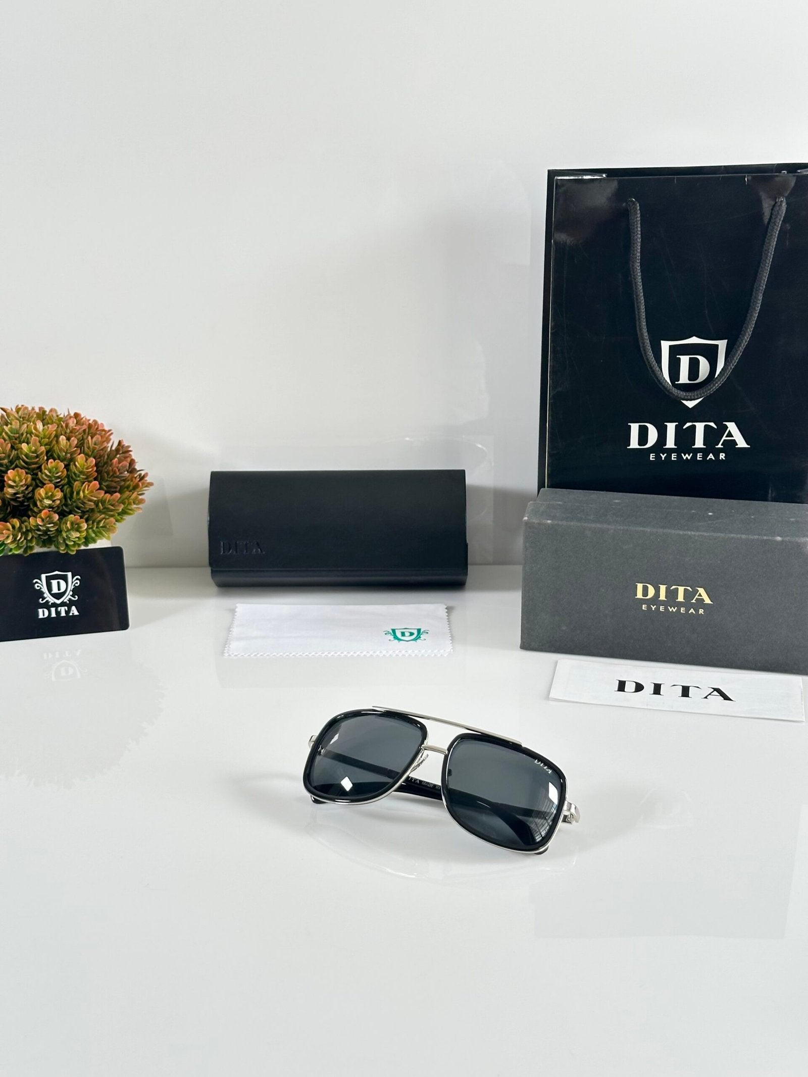 Dita 8377 Silver Black