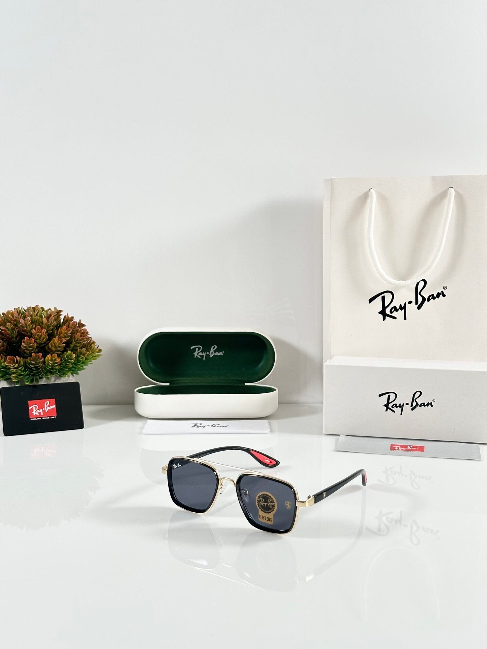 Rayban 06 Gold Black