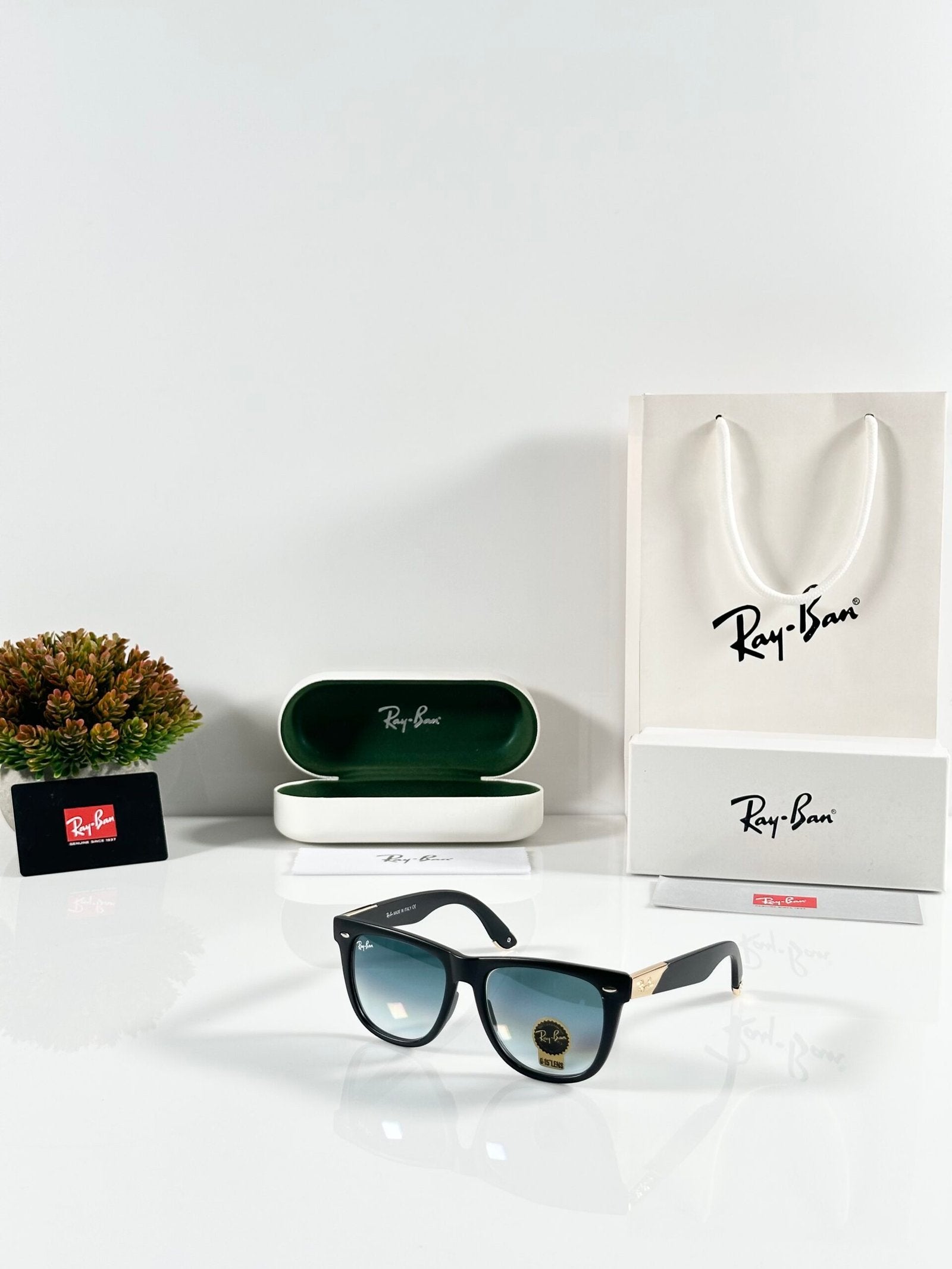 RB 2140 Gold Black Blue (GLASS)