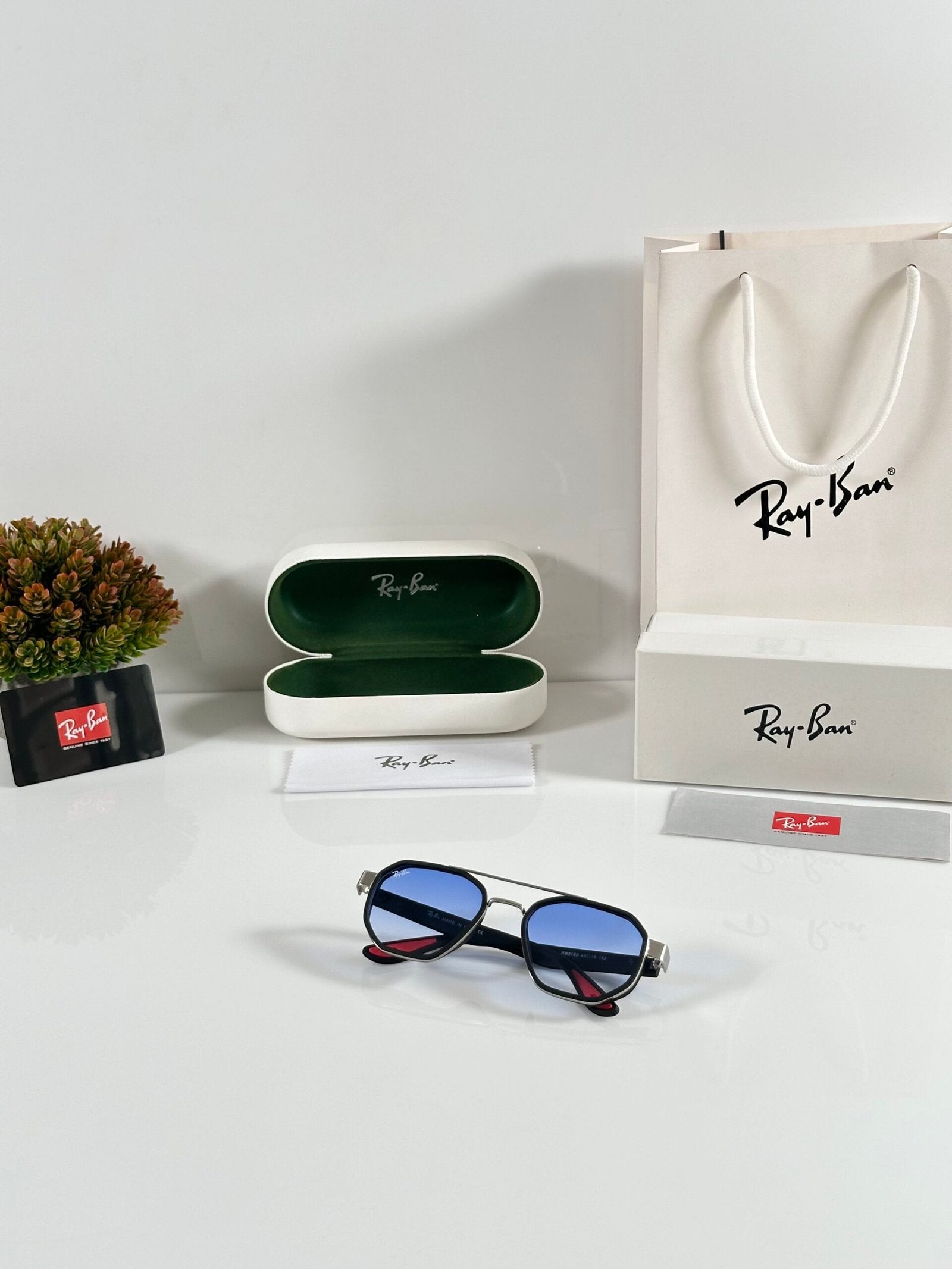 Rayban 3160 Silver Blue