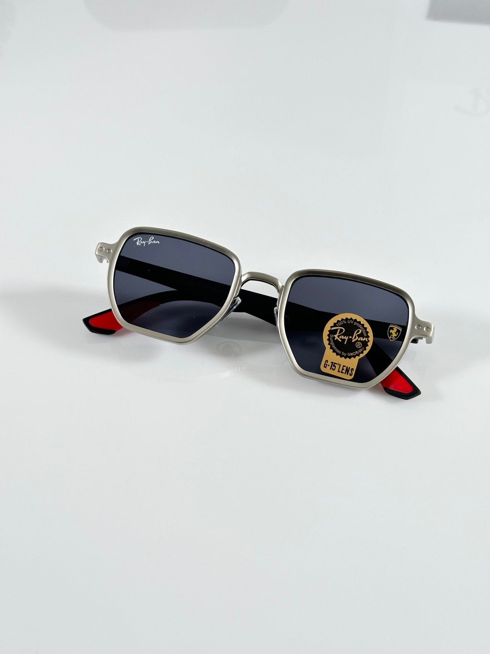 Rayban 08 Silver Black