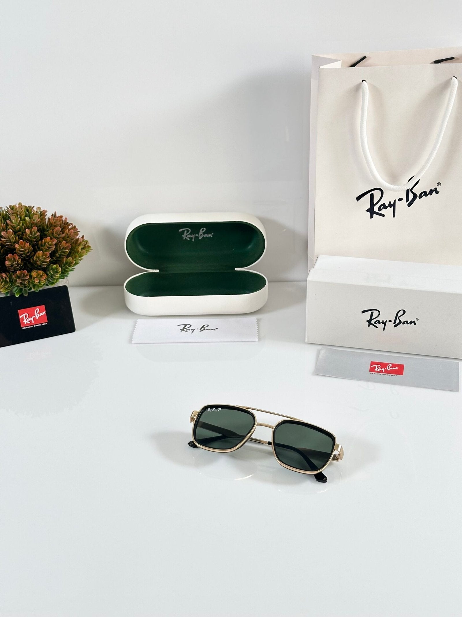 Rayban 3602 Gold Green