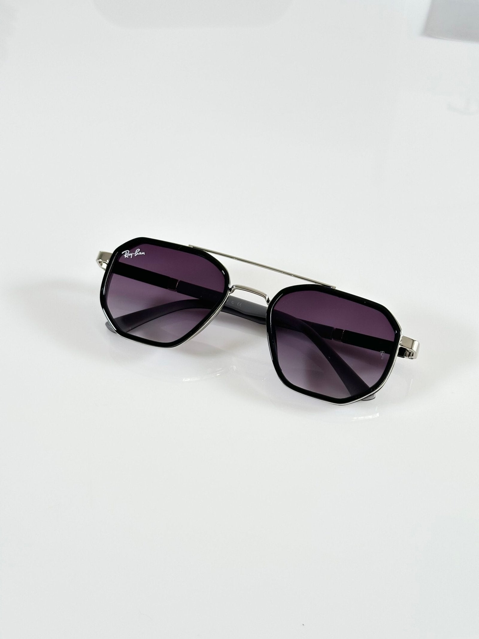 Rayban 3162 Silver Black DC