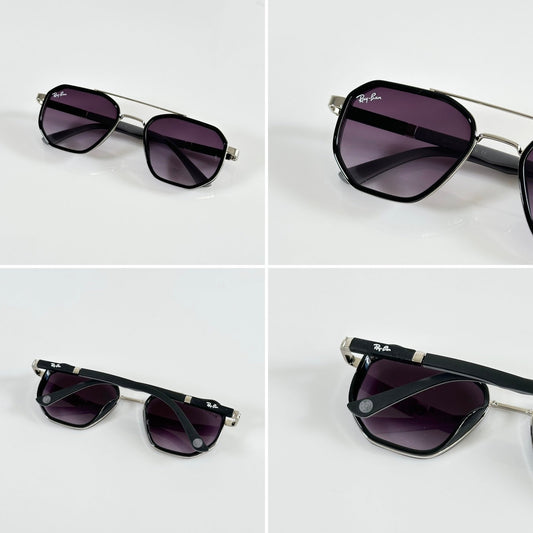 Rayban 3162 Silver Black DC