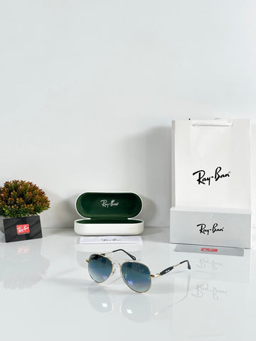 Rayban 3517 Gold Blue (GLASS)