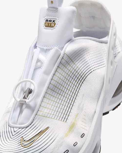 Nikee AirMax Craze White Metallic Gold