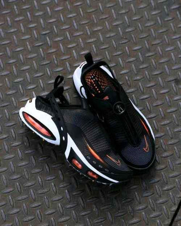 Nikee Airmax Craze Black Platinum Tint Bright Citrus