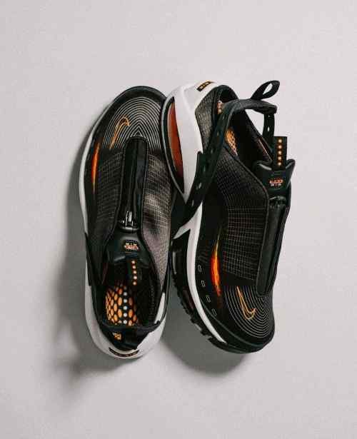 Nikee Airmax Craze Black Platinum Tint Bright Citrus