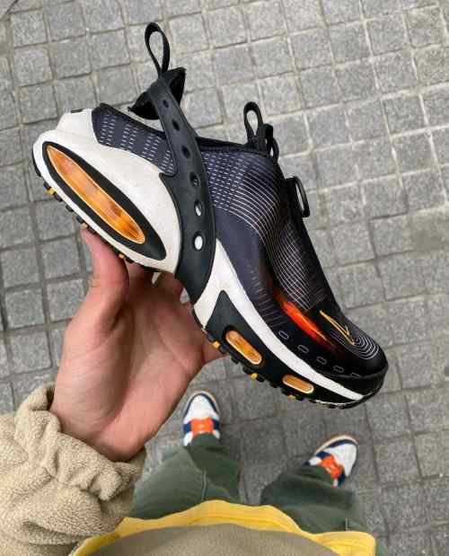 Nikee Airmax Craze Black Platinum Tint Bright Citrus