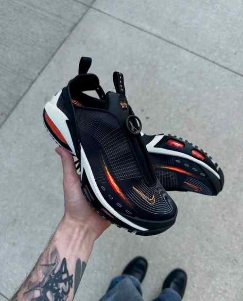 Nikee Airmax Craze Black Platinum Tint Bright Citrus