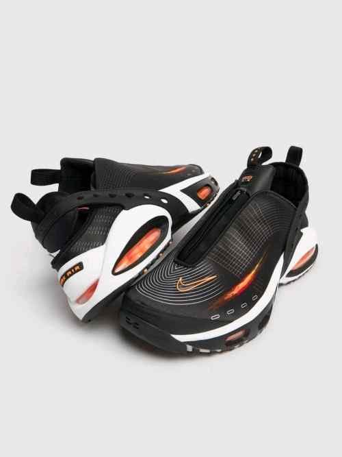 Nikee Airmax Craze Black Platinum Tint Bright Citrus