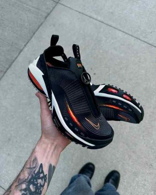 Nikee Airmax Craze Black Platinum Tint Bright Citrus