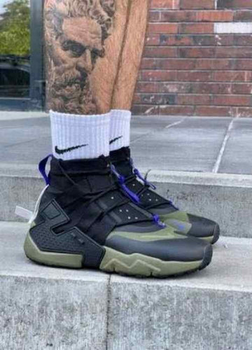 Nikee Air Huarache Grip Black Olive