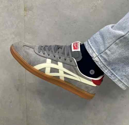 Onitsukaa Tiger Tokuten Grey White Suede Quality