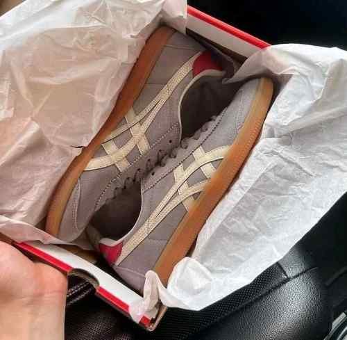 Onitsukaa Tiger Tokuten Grey White Suede Quality