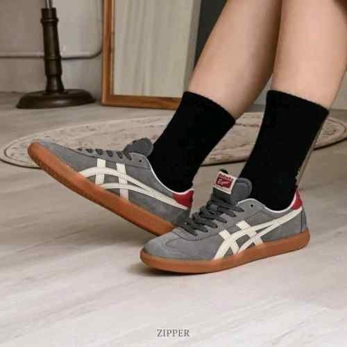 Onitsukaa Tiger Tokuten Grey White Suede Quality