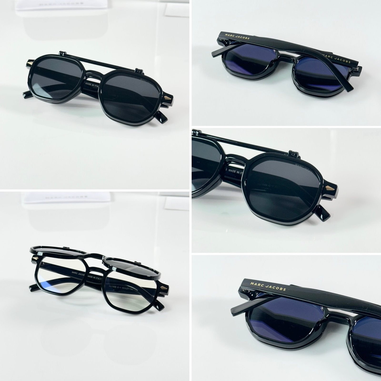 Marc Jacobs 1005 Flip Shine Black