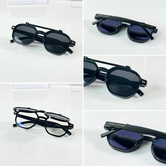 Marc Jacobs 1005 Flip Shine Black