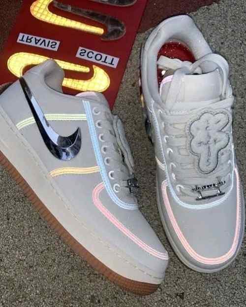 nikee travis scott x airforce 1 sail semi ua