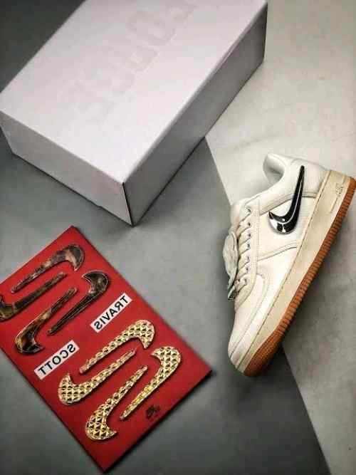 nikee travis scott x airforce 1 sail semi ua