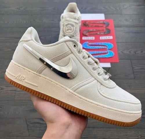 nikee travis scott x airforce 1 sail semi ua