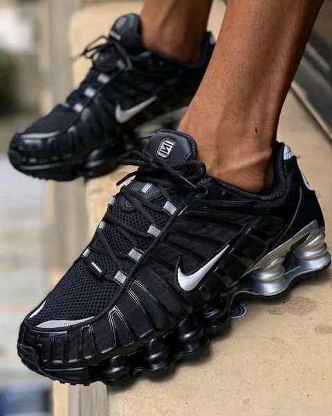 Nikee Shox Black Power Silver