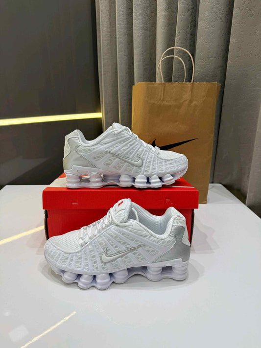 Nikee Shox TL Metallic White