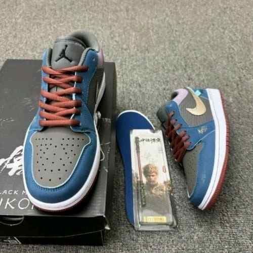 Nikee Air Jordan 1 Low MYTH WUKONG WITH ACCESSORIES