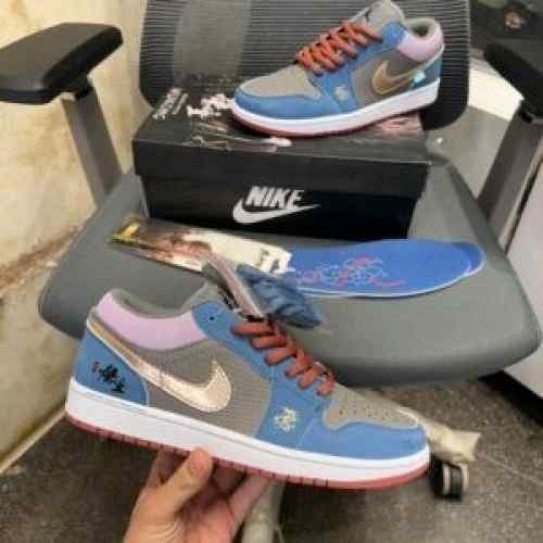 Nikee Air Jordan 1 Low MYTH WUKONG WITH ACCESSORIES