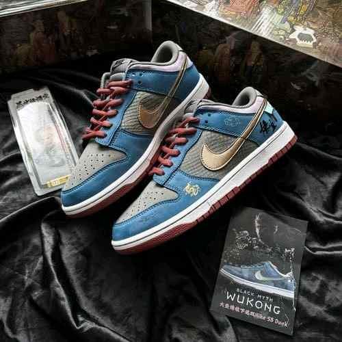 Nikee Air Jordan 1 Low MYTH WUKONG WITH ACCESSORIES