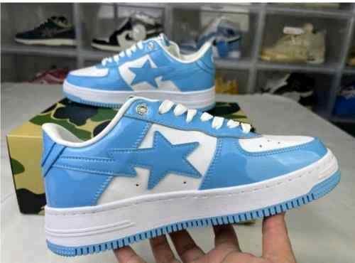 A BATHING APE BAPE STA LOW BLUE SALE