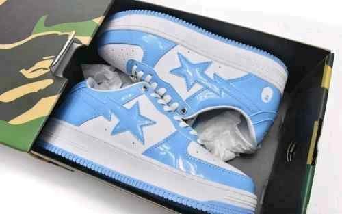 A BATHING APE BAPE STA LOW BLUE SALE