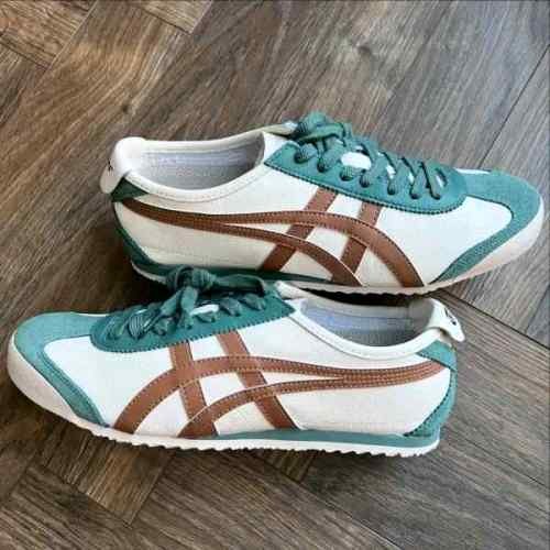 Onitsukaa Tiger Mexico 66 Green Cream Brown fix