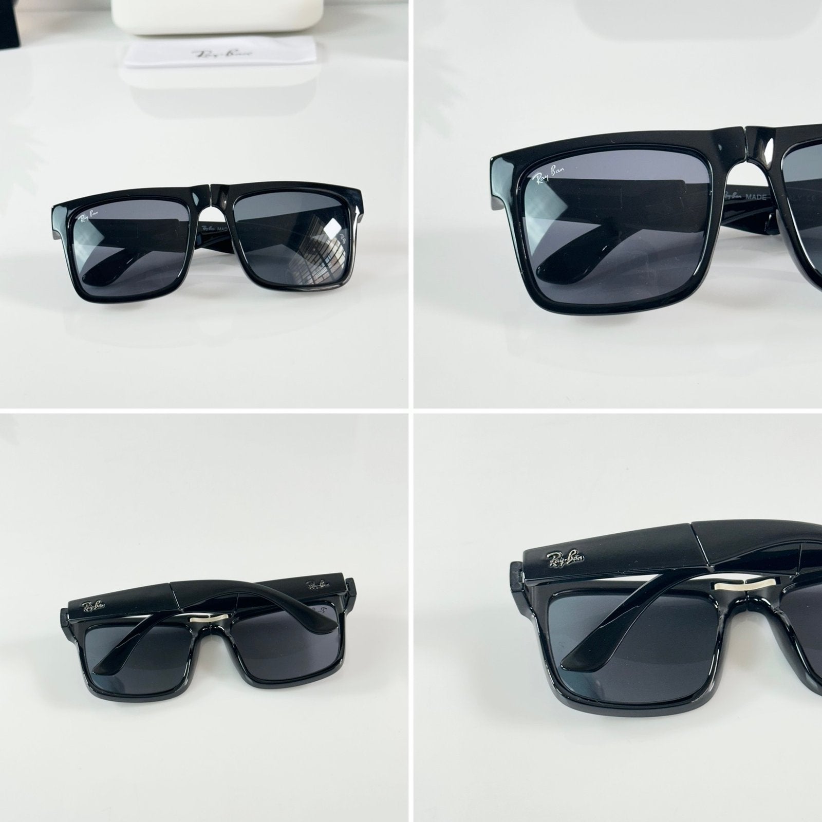 Rayban Foldable 4106 Shine Black