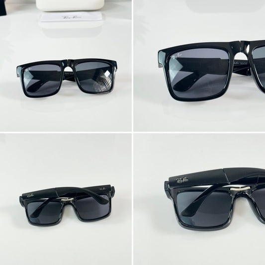 Rayban Foldable 4106 Shine Black
