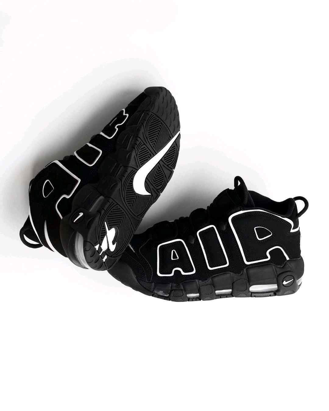 Nikee Air More Up Tempo Black