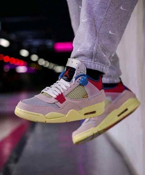 Air Jordan Retro 4 x Union LA x Guava Ice semi ua