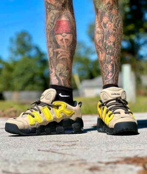 nikee ambush x air more uptempo limestone sale