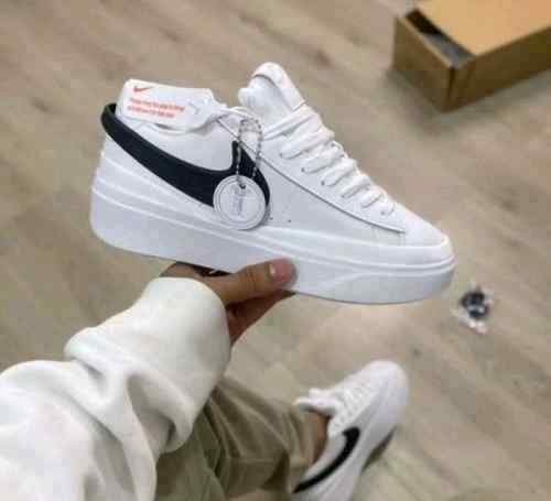 nikee blazer phantom low white black