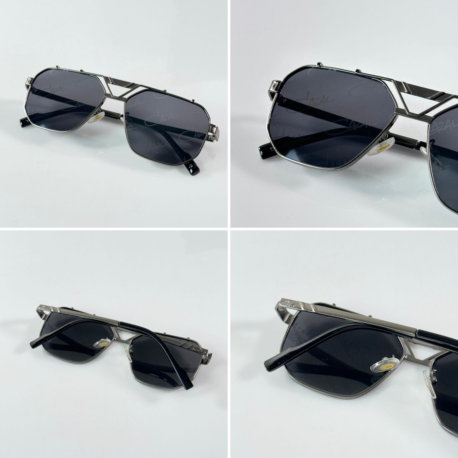 Cazal 9073 Printed Gun Black