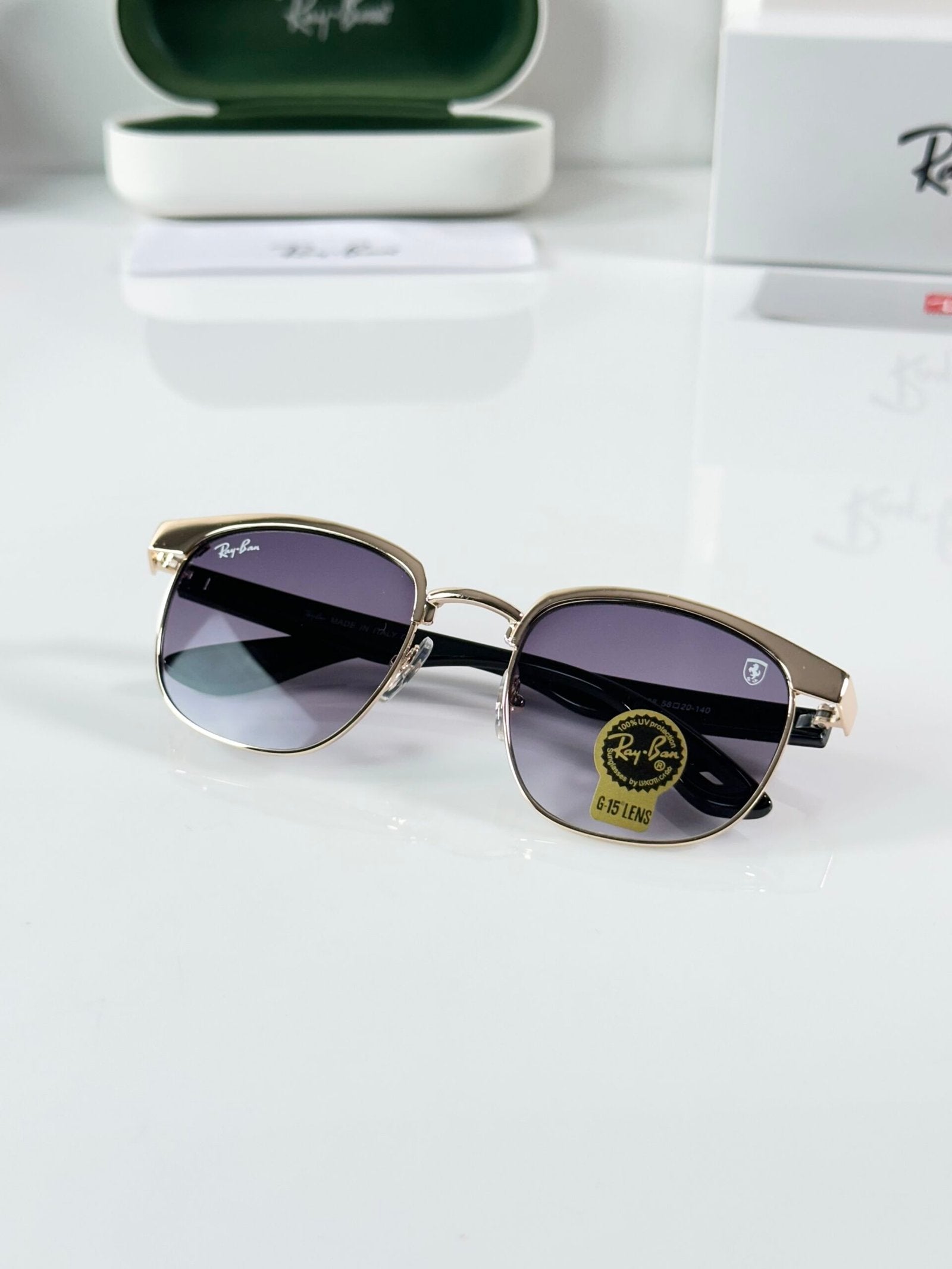 Rayban 3698 Gold Black DC