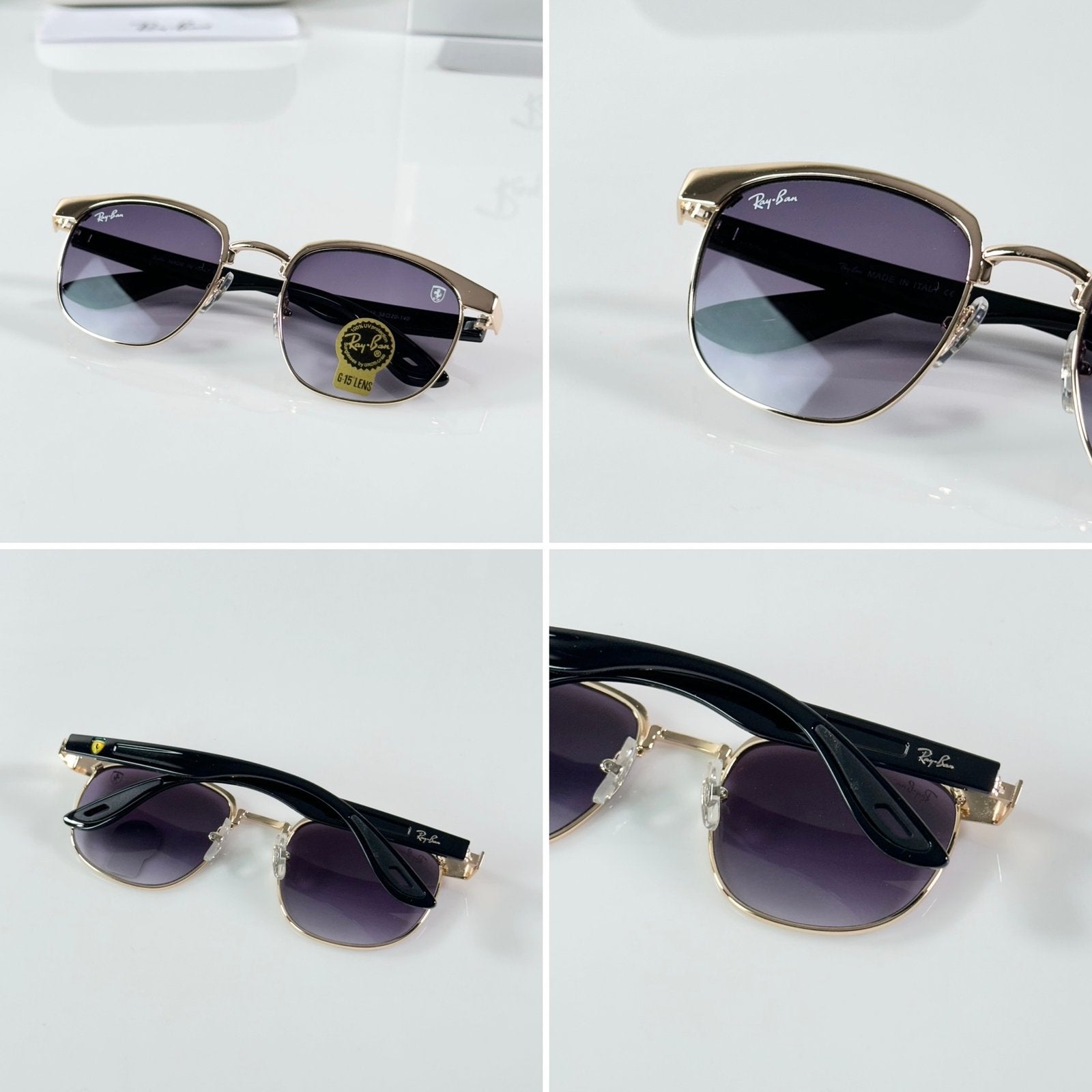Rayban 3698 Gold Black DC